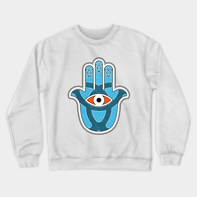 Talk to the Handsa Crewneck Sweatshirt by BeyondGraphic